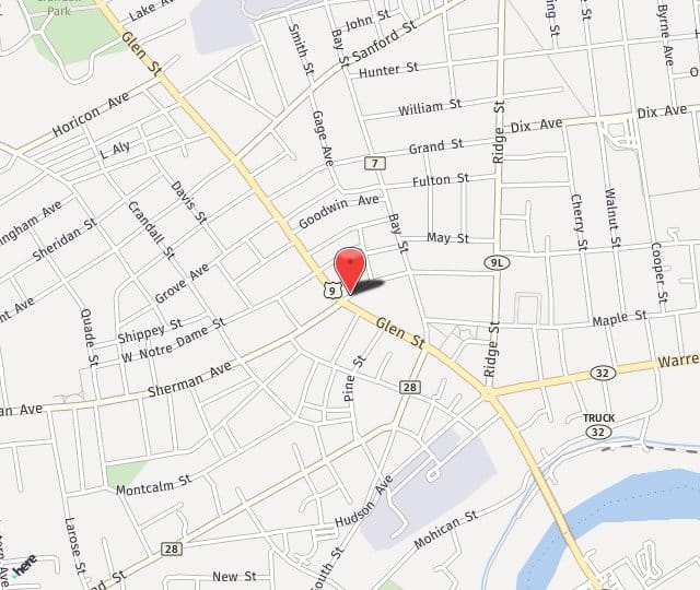 Location Map: 1 Washington Street Glens Falls, NY 12801